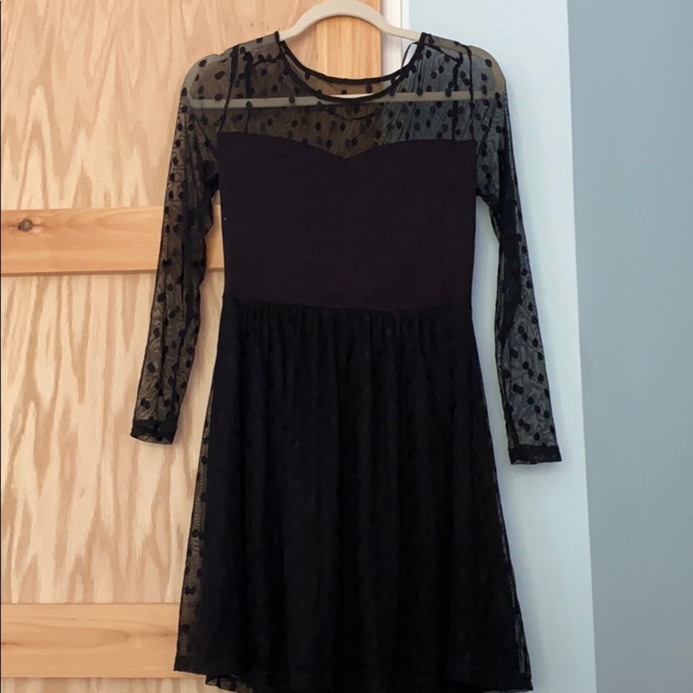 Black cocktail dress